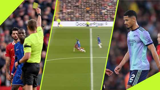 Why Chelsea star wasn't sent off vs Liverpool but Saliba was for same offence