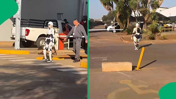 "Our jobs are not safe": Mzansi reacts to seeing a walking humanoid robot
