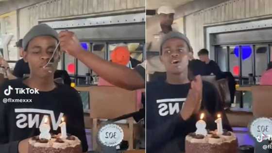 Waitress smears birthday cake on customer's face while he celebrated turning 18th TikTok user left puzzled