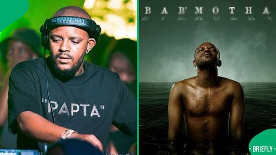Kabza De Small's "budget-friendly" shoot for 'Bab' Motha' album cover raises questions