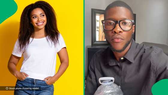 "What a lucky woman": Man saves money daily to take bae on vacation, SA impressed