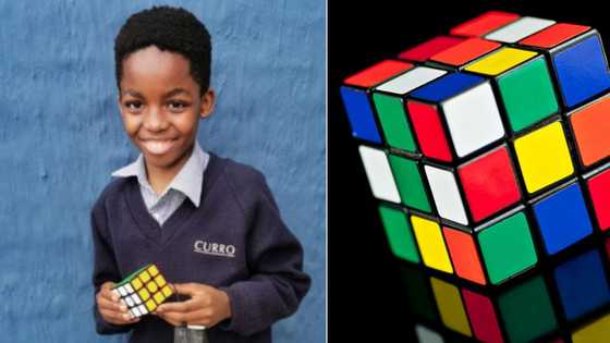 "Brilliant young man": SA in awe of boy who can solve a Rubiks cube in 1 minute