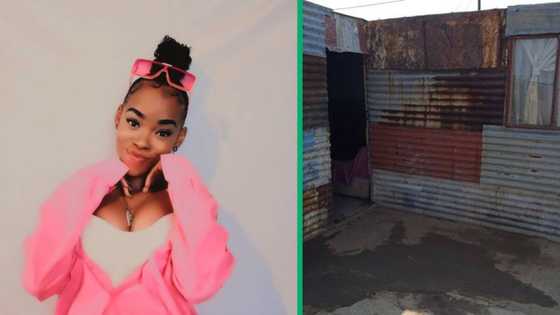 Johannesburg woman's mkhukhu transformation goes viral, Mzansi applauds her hustle