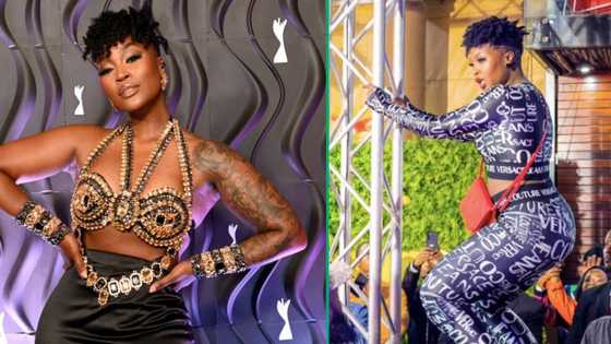 DJ Lamiez Holworthy dances for her fans during electric performance, SA reacts: "She's a hard body"