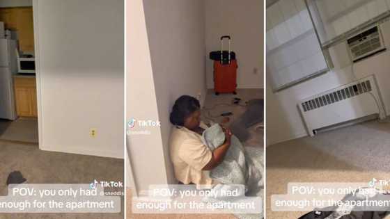 Struggling woman shares video showing her and baby sitting in empty home, people rally to help