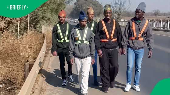 6 Men walking from Gauteng to Limpopo inspired by Gauta BMX team get SA's support