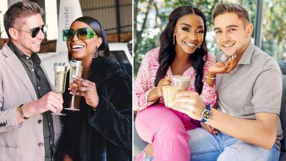 Metro FM star Khutso Theledi's 4 pics with her fiancé trend, Mzansi shows the couple love: "They are so cute"