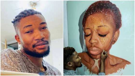 Life-Like Painting by Young Man Has People Singing Artist's Praise