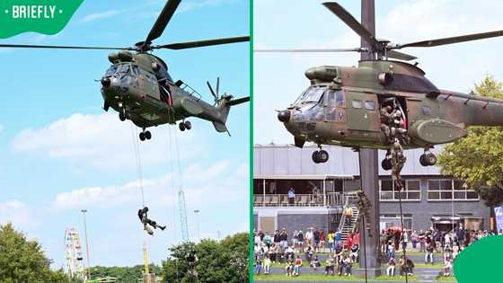 “I hope we never go to war”: SANDF soldier crashes during parachute landing at the Rand Show 2026
