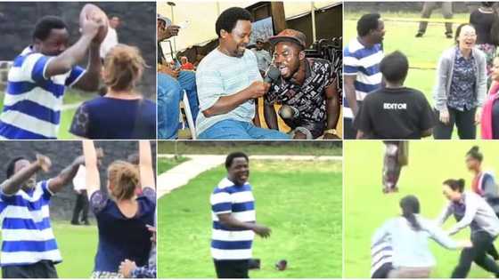 TB Joshua's pic with physically challenged man & church members stirs reactions