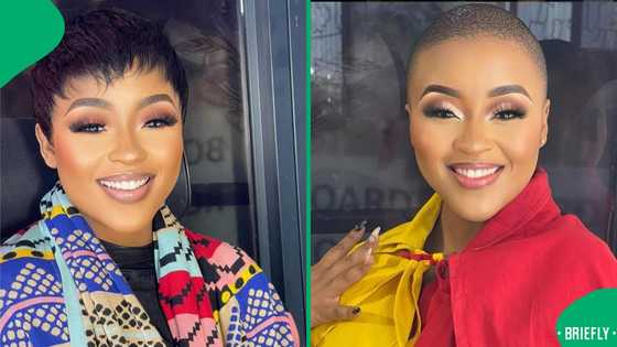 Gogo Skhotheni's emotional reaction to her 1st acting gig: "My heart is full"