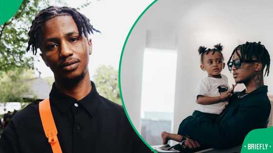Emtee pens sweet message to daughter on her 2nd birthday: "She don’t play about me"