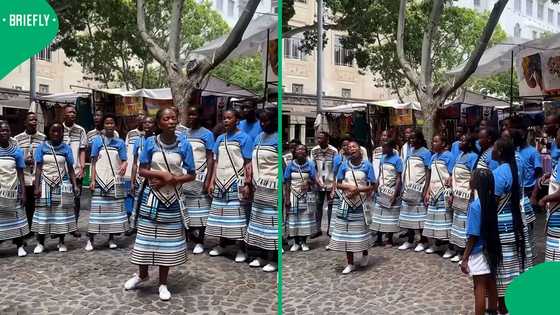 Xhosa choir captivates Cape Town's Greenmarket Square with soulful performance