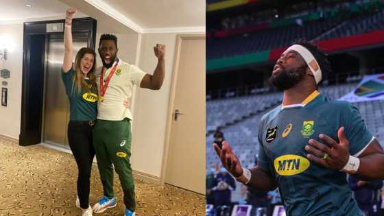 "Thank you Jesus": Rachel and Siya celebrate defeating the British and Irish Lions