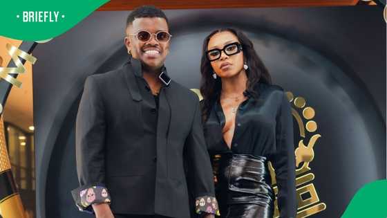DJ Zinhle apologises to Murdah Bongz in a cosy video, SA reacts: "Don't be sorry"