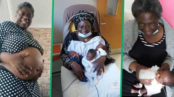 54-Year-old woman shares her pregnancy journey with triplets, posts video of baby bump and infants