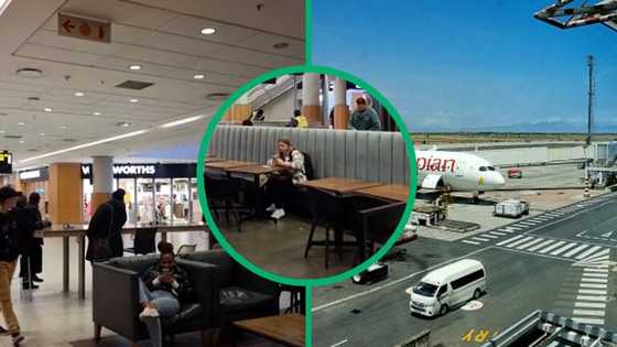 Alarm blares at Cape Town airport but South Africans remain unbothered in TikTok video, viewers relate: "We're all tired"