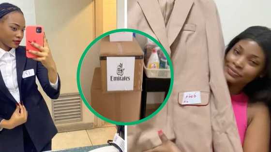 South African woman's dream comes true, TikTok video of landing Emirates Air hostess job trends