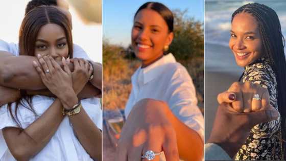 6 SA celebs who got engaged in 2021: K Naomi, Tamaryn Green, Liesl Laurie and Musa Mthombeni just a few