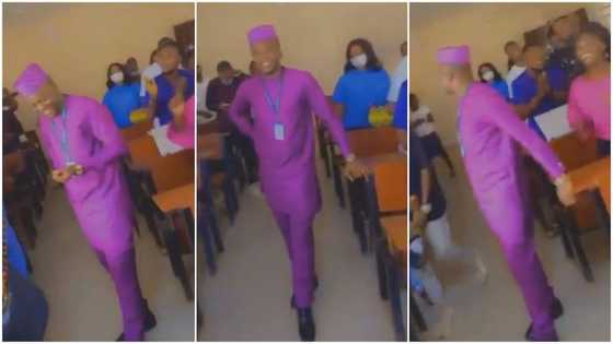 Sweet video shows students celebrating cool lecturer on his birthday