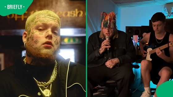 Face-tattooed UK man sings 'Asibe Happy,' South Africans approve: "Voice is top-tier"