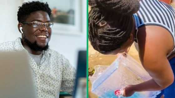 Man in TikTok video appreciates baby mama cleaning instead of waiting for him, SA encourages marriage