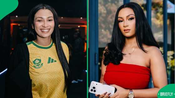 Former 'BBMzansi' star Ashley Ogle flaunts snatched figure six months after giving birth