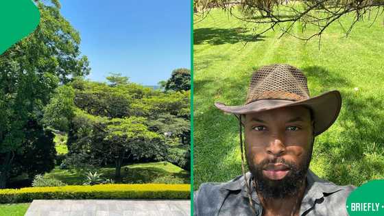 Sizwe Dhlomo’s backyard turns heads: "Ideal for a private zoo"