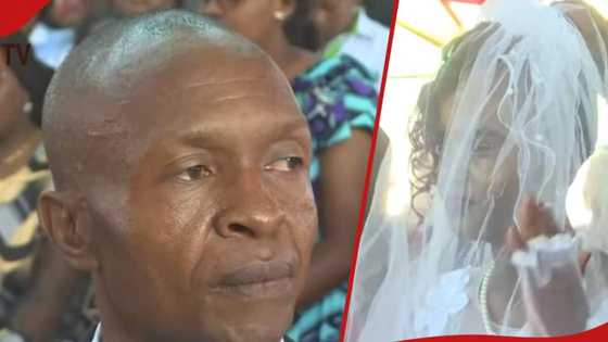 50-Year-old deaf man marries lovely bride, 25, in beautiful ceremony