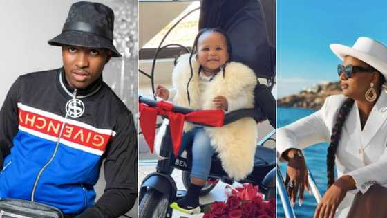 Kwa Mam'Mkhize: Andile Mpisane's baby girl Flo turns 1, family celebrates