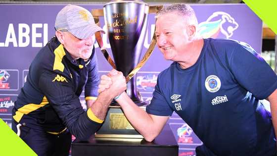 SuperSport United coach Gavin Hunt admires a rival's new recruits