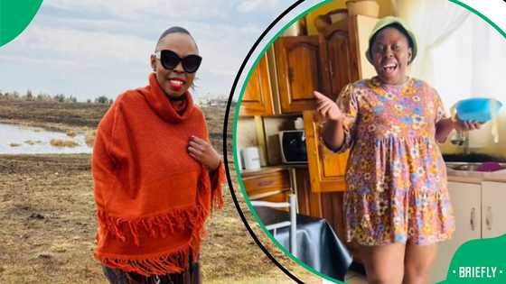 “I’m so sorry for laughing”: SA floored by lady's outfit when she bumped into ex-lover with his bae at mall