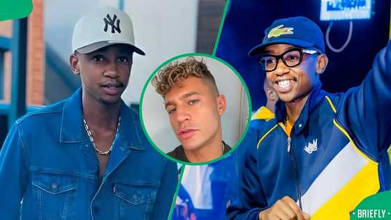 Scotts Maphuma parties with former 'Geordie Shore' star Scotty T in Tembisa