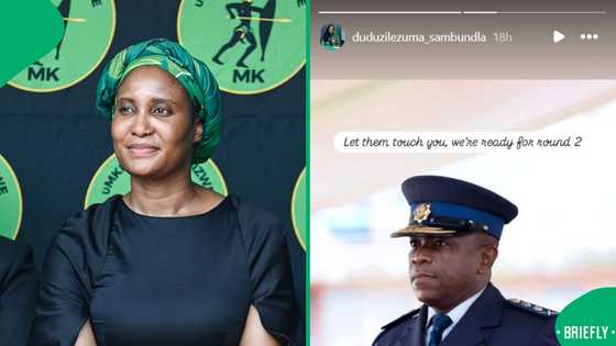 Duduzile Zuma-Sambudla defends Nhlanhla Mkhwanazi, SA wary as she promises action if he's targeted