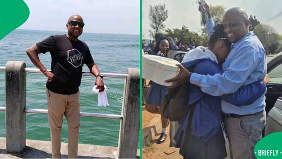 "This is how a girl is raised": Loving father surprises daughter with gifts at school, SA moved