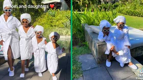 Loving mom spoils 3 young daughters with spa date, SA swoons over wholesome video