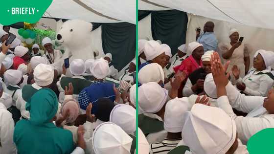 103-year-old Gogo's church birthday takes unexpected turn with dancing mascot