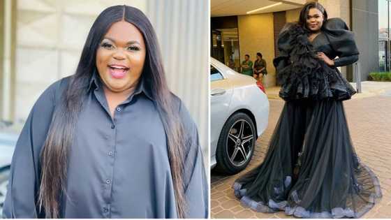 Ukhozi FM's Host Selbeyonce trends for wearing dramatic orange dress: "This is pure nonsense"