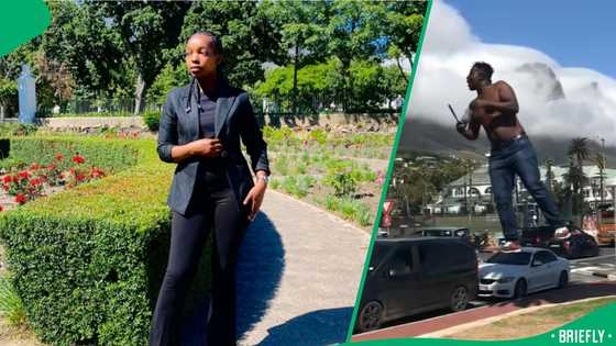 "He deserves an award": Man wows Camps Bay crowd with a tightrope walk and fire stunt, SA amazed