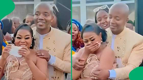 Man buys his wife a brand new car on their wedding, SA reacts: "The people we married must see this"