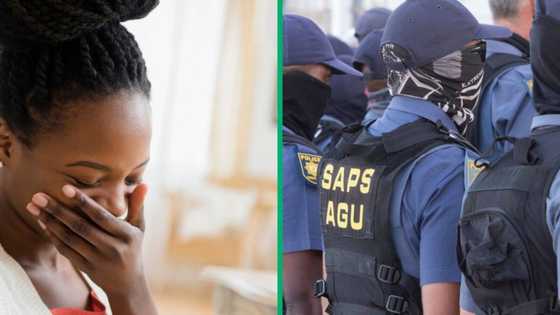 Woman's crush on hunky South African police officer has peeps drooling