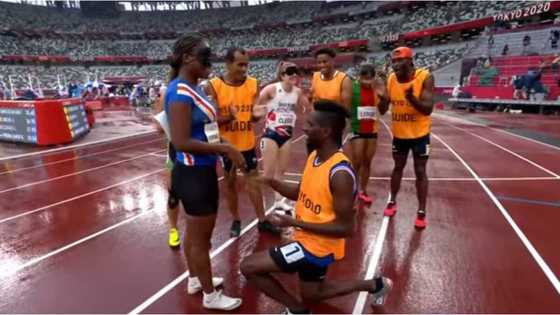 Keula Ndreia: Visually impaired paralympian proposed to during race