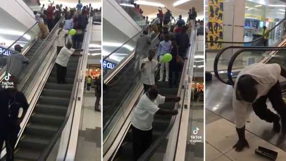 Video of SA shoppers laughing at old man falling off an escalator sparks outcry: "Gauteng people are heartless"