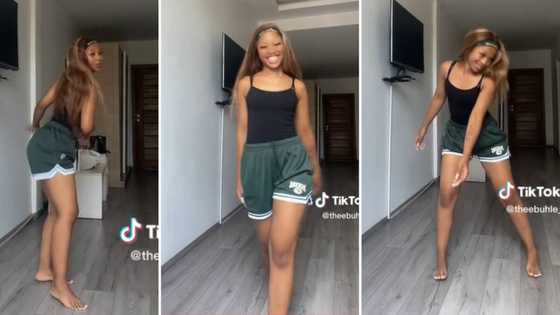 Young babe doing Bacardi challenge amazes Mzansi peeps with dance moves