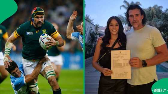 Springboks legend Victor Matfield celebrates daughter's matric pass, SA praises her