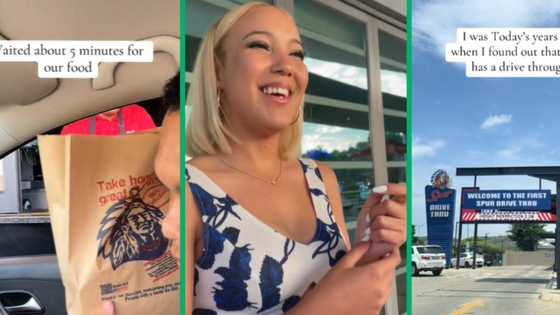 Pretoria babe shares 1st Spur drive-thru experience in TikTok video: Mzansi shocked at the sight