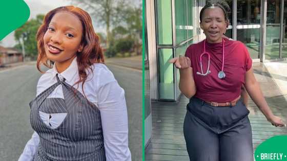 A group of medical students danced to Amapiano in their scrubs, bringing laughter to social media timelines
