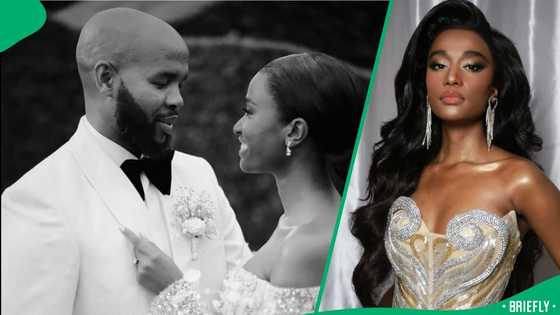 Zozibini Tunzi shares more dreamy wedding pictures to mark 1 month anniversary