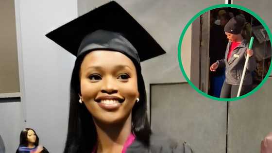 Bachelor of Education graduate becomes store cleaner, TikTok video of degree holder upsets SA