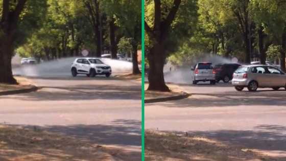 Free car wash in TikTok video has Mzansi amused as drivers work together to clean whips in road